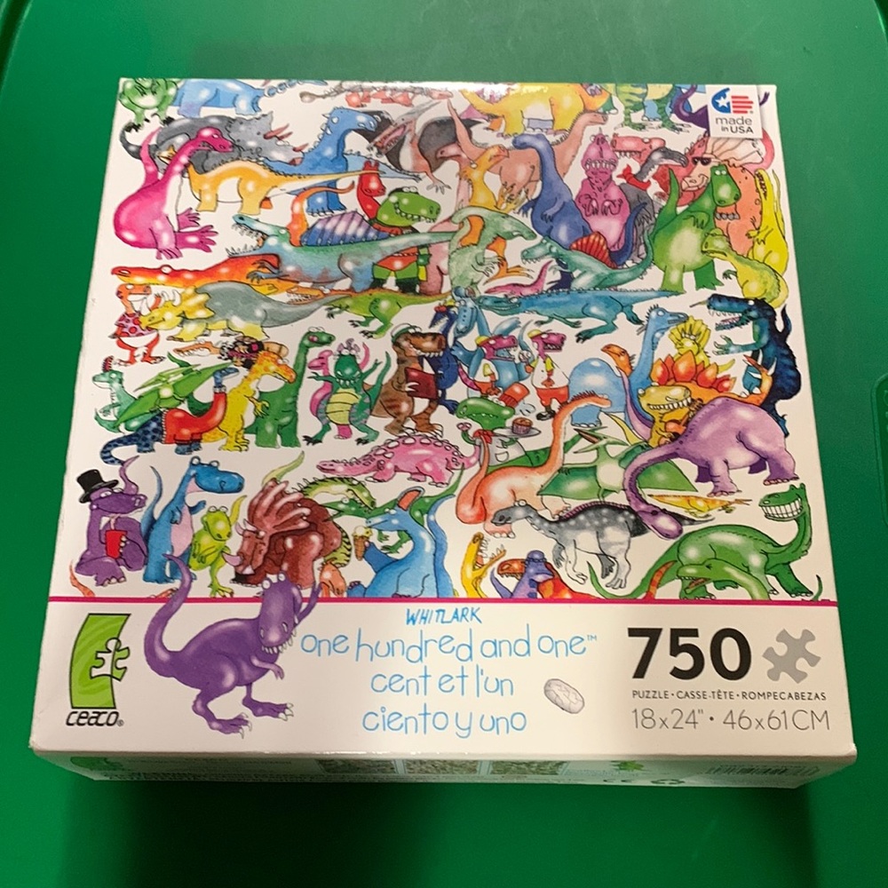 CEACO- 750 Piece Dinosaur 🦕 Puzzle 🧩 🇺🇸🆕
